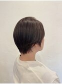 丸みショート　襟すっきり