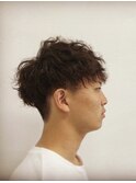 くるくるウェーブマッシュショート