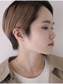 ブロンドベージュ ショート堀江