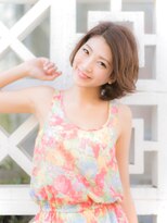 ヘアメイク マルジュ(hair make Marge) 【hair make Marge】耳かけスウィングショートボブ