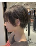 大人可愛い20代30代40代丸みマッシュショート・ショートボブ◎