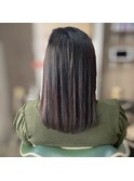 ヘアチューニングでクセを扱いやすく ナチュラルストレート