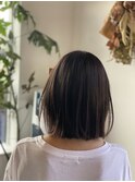 切りっぱなし×ボブ
