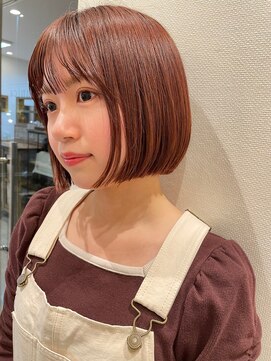 ヘアー テクニカ(hair Technica) ミニボブ×ピレンジカラー☆