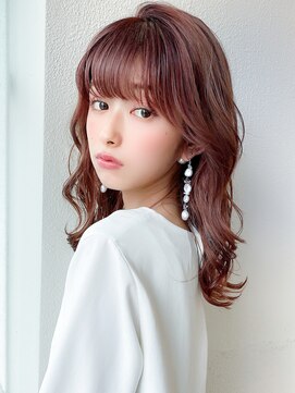 ラルユー 金山(LallYou) 美髪/ホワイトグレージュ/ネビージュ/大人かわいい/こなれミディ