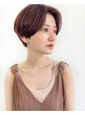 【春日美月】ふんわり大人上品ハンサムショート