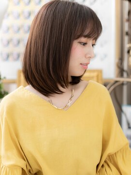 カバーヘアアンドスパ ブリス 浦和(COVER HAIR&SPA bliss) ★プラチナベージュ段カット前下がりボブディ20代30代40代★9