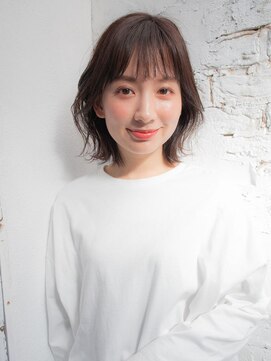 ケイズコレクション 山王店(K’s) 結べるボブの小顔見えする切りっぱなしミディアム