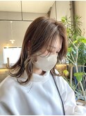 韓国風レイヤー×アッシュベージュ