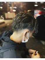 スマイル 沼影店(Smile)&nbsp;メッシュ/バングアップ/波巻き/束感<理容室>[メンズ/武蔵浦和]