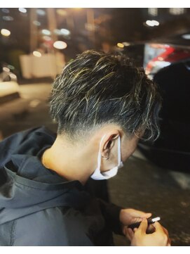 スマイル 沼影店(Smile) メッシュ/バングアップ/波巻き/束感<理容室>[メンズ/武蔵浦和]