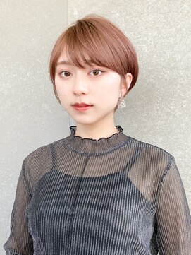 ロンド レグリーズ 立川(Lond leglise) ショート×顔周り×前髪×シルキーベージュ×グレージュカラー