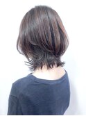 首元スッキリレイヤーボブ