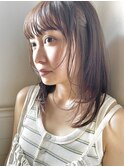 【December】就活カラー×ブリーチなし透明感グレージュカラー◎