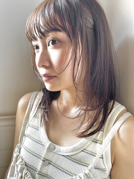 ディッセンバー 渋谷(December) 【December】就活カラー×ブリーチなし透明感グレージュカラー◎