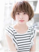 ショコラアッシュ大人可愛い小顔ふわふわボブh2越谷20代30代40代