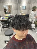【波巻きパーマ×刈り上げマッシュ】名古屋栄メンズヘアカット