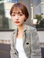 ギークス(GEEKS)&nbsp;【GEEKS渋谷】耳かけショートボブ/シースルーバング/美髪/透明感