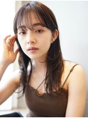 セミロング/レイヤーカット/顔まわりレイヤー