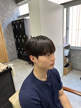 フォンド 津田沼(fond.) ダークアッシュ/アッシュブラック/カルマパーマ/ベリーショート