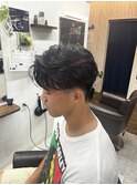 毛流れパーマ