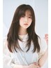 カット＋コスメ縮毛矯正orケアストレート＋アミノ酸TR￥12000