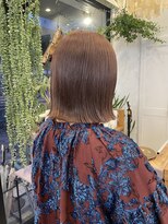 ベラアンドヘア(BELLA&HAIR) タイトな外ハネBOB×まろやかbeige