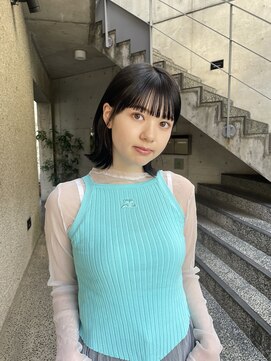 メゾンアクア 表参道(Maison ACQUA) ◎ミニボブショートレイヤーボブ顔周りレイヤー10代20代30代
