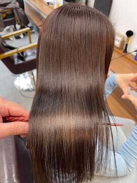 ランプ(Lamp) 縮毛矯正/髪質改善/クリスタライジング ビフォアー&アフター