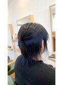【倉敷 沖/calin】ブルーのインナーカラー