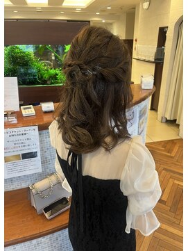 ファーレンピュアスウィート(fahren-pure-suite) party hairハーフアップ