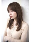 韓国ヘア/レイヤーカット/ワンホンヘア/前髪カット/髪質改善