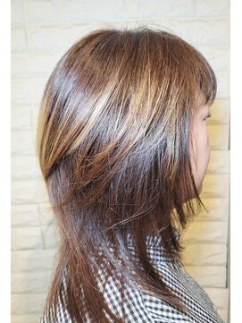 松本平太郎美容室 国立店 30代40代50代60代×ロングウルフ