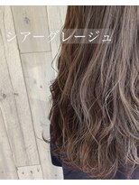 シロトアオ(shiro to ao)&nbsp;シアーグレージュカラー