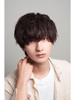 ワンズナゴヤ 名古屋栄店(ONE's NAGOYA)&nbsp;スペインカールスパイキーショートブルーブラックフェザーパーマ