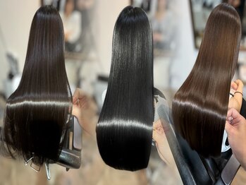 エッセンシア 表参道店(ESSENCIA)の写真/【髪質改善ストレートで潤い溢れる艶髪に☆】カラーも同時施術OK！枝毛やパサつきを抑えて輝く艶髪へ♪