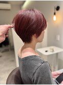 赤髪／ショート／ベリーショート／似合わせ／群馬太田