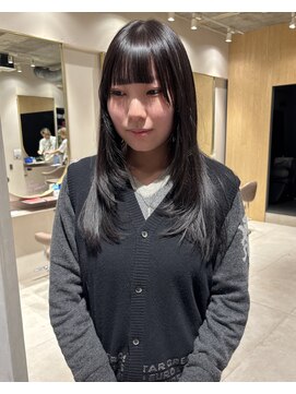 ソラス 緑地公園店(SOLAS) ダークパープル × レイヤーカット