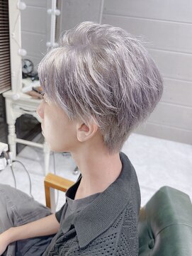 スパイキーショート/アッシュグレージュカラー