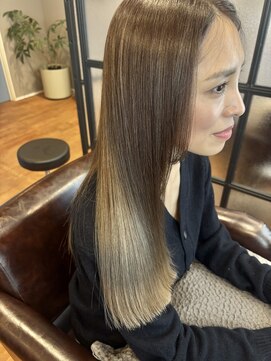 艶ベージュグラデーション