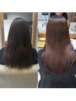 ゼン ネオ(Zen Neo)&nbsp;【髪質改善】ピンクブラウン/美髪矯正/縮毛矯正/20代/30代/40代