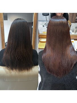 ゼン ネオ(Zen Neo) 【髪質改善】ピンクブラウン/美髪矯正/縮毛矯正/20代/30代/40代