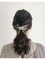 アコレ カリテ 草津店(ACCOLE qualite)&nbsp;ポニーテール/お呼ばれヘアアレンジ/大人可愛い