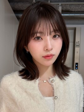 アビーファイブ(ABBEY 5) 大人ボブ銀座レイヤーカット有楽町ミディアムボブベージュ