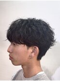 刈り上げセンターパート/波巻きツイストスパイラル/柏駅