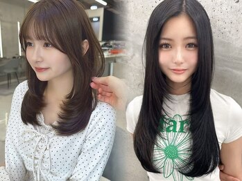 シィム(CYM)の写真/カラーできない学生さんも似合わせトレンドカットで可愛くなれる♪人気のレイヤーカットで小顔見え効果も◎
