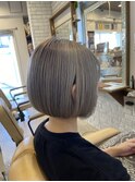 ミニボブ×タッセルボブ×マチルダボブ×髪質改善×グレージュ