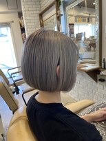 ミルク(MILK) ミニボブ×タッセルボブ×マチルダボブ×髪質改善×グレージュ