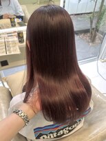 シーナ バイ マグ(siina. by Mag)&nbsp;ブリーチなしカラー艶髪ラベンダーピンク透明感髪質改善夏カラー