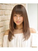 サラサラストレート/アースカラー/20代30代40代50代